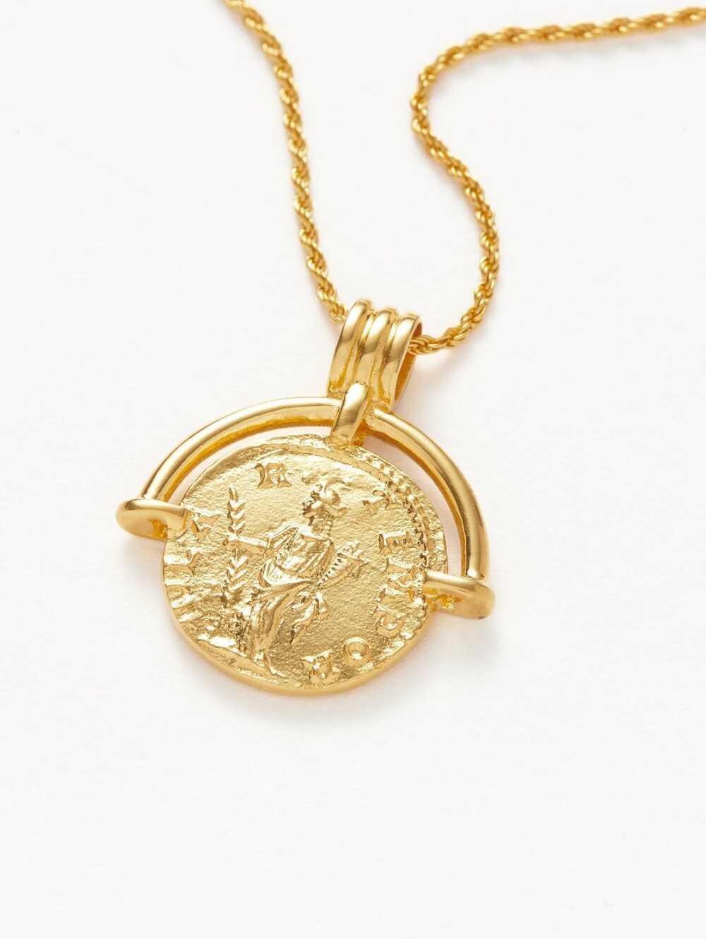 Missoma × Lucy Williams Roman Arc Coin Necklace
